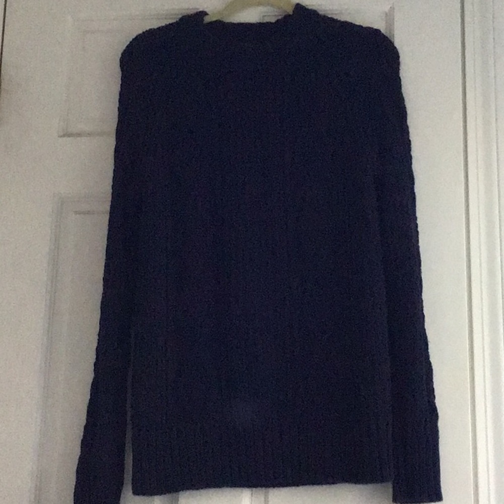 J Crew tunic  navy sweater M